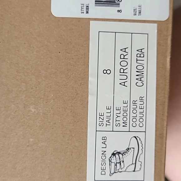 Design Lab Aurora Camo Combat Boots - 8 - Picture 13 of 15